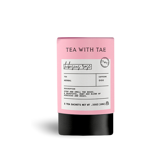 Hibiscus Rose Herbal Mini Tea Tube