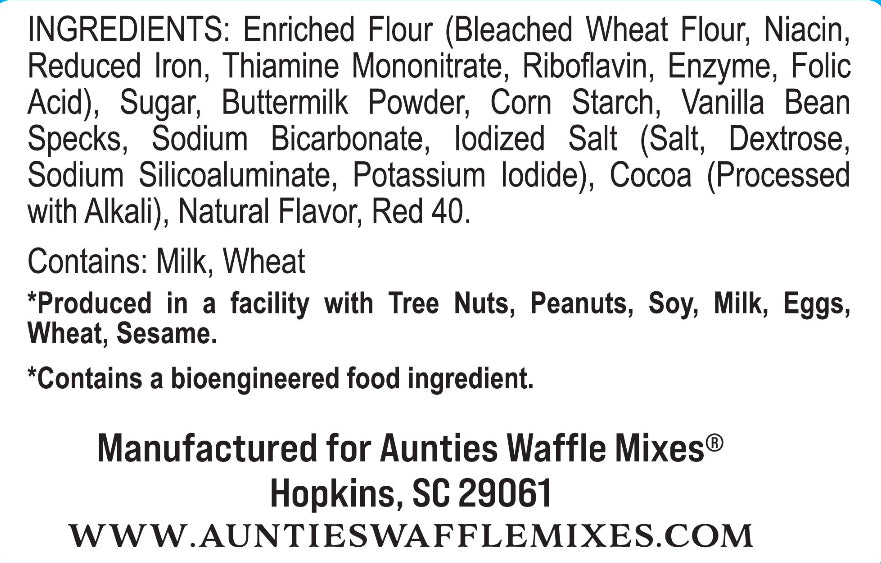 Red Velvet Waffle Mix