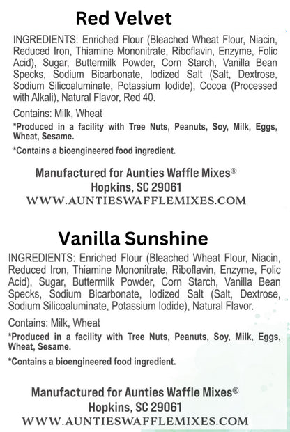 Aunties Waffle Mixes Premium Assortment - 2-Pack