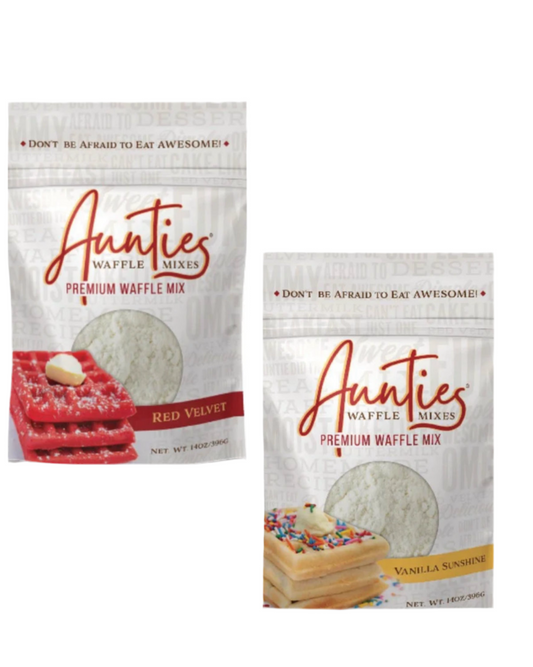 Aunties Waffle Mixes Premium Assortment - 2-Pack