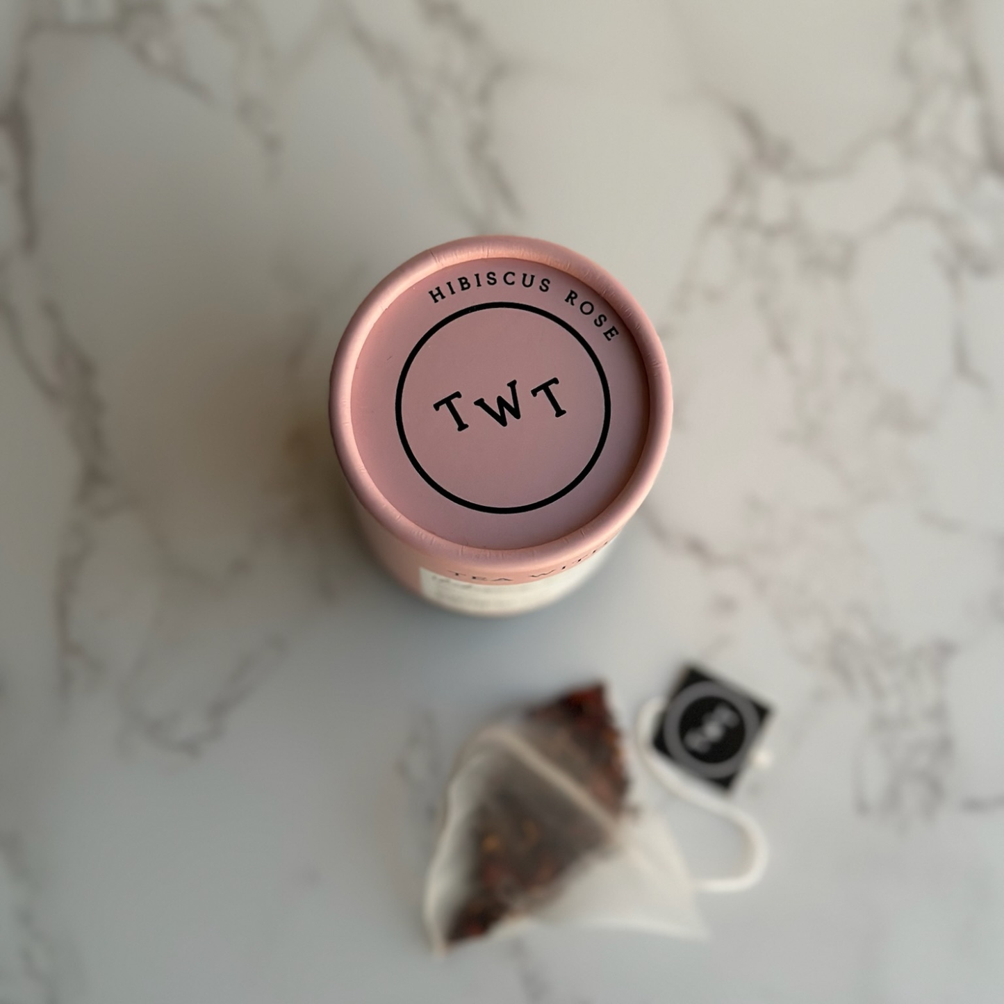 Hibiscus Rose Herbal Mini Tea Tube