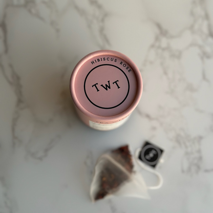 Hibiscus Rose Herbal Mini Tea Tube
